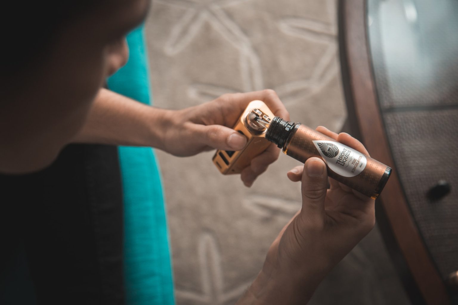 a person holding a key